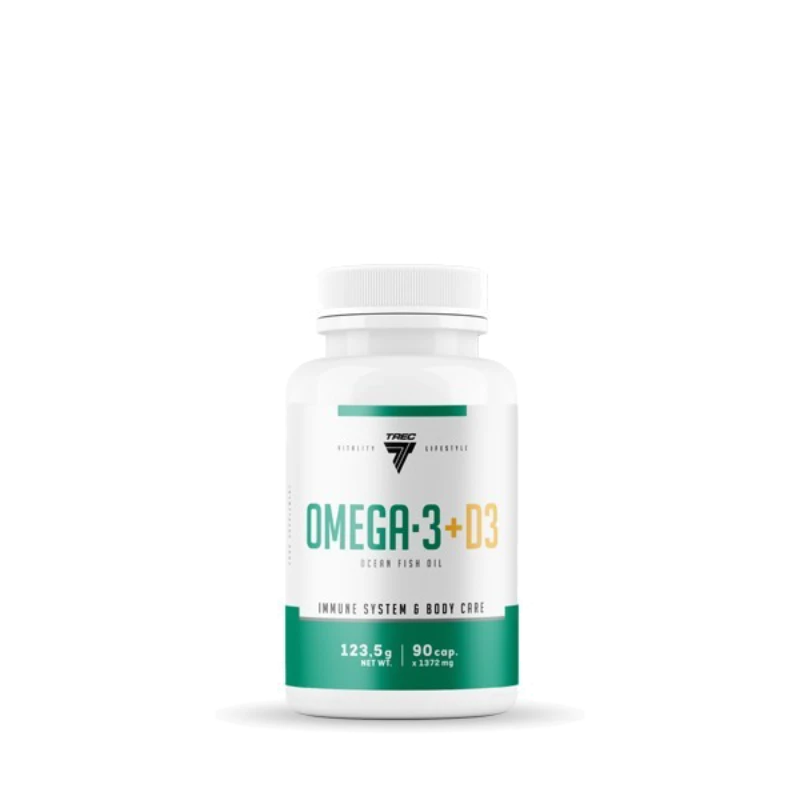 TREC VITALITY OMEGA 3 D3 90 KAPS.