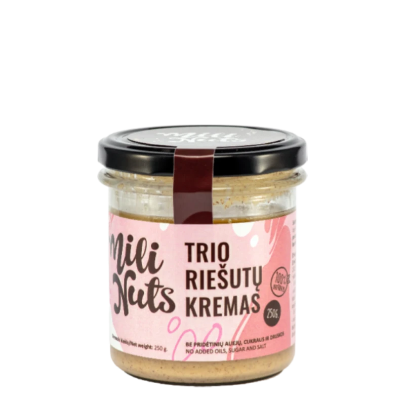 "TRIO "RIEŠUTŲ KREMAS